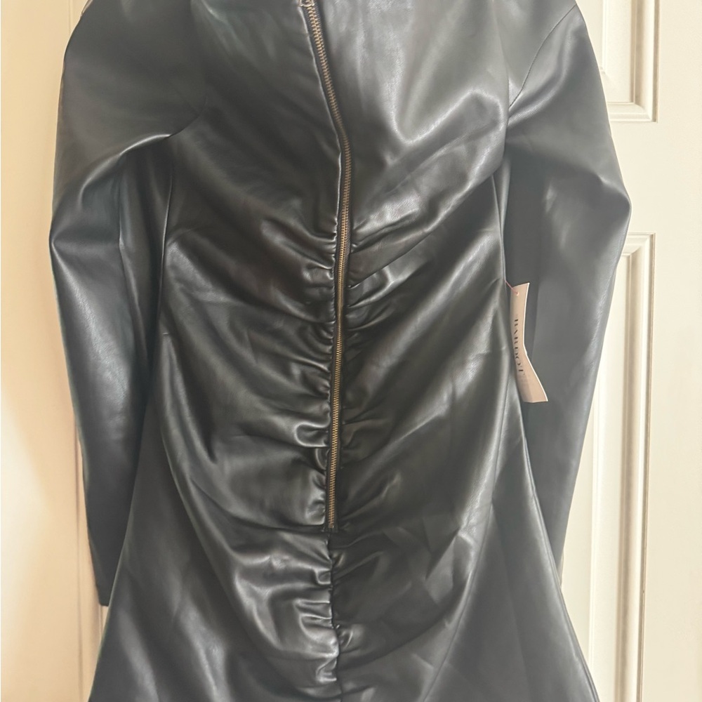 Bardot NWT Leather Dress - Picture 7 of 7